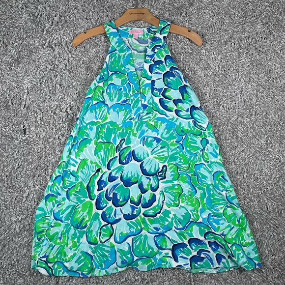 Lilly Pulitzer Dress Women’s Size XXS Multicolor Floral Summer Beach Tropical - Picture 1 of 5
